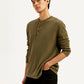 Men's Solid Slim Fit T-Shirt - Side View