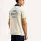 Men's Typographic Print Slim Fit Polo T-Shirt - 20 View
