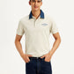 Men's Typographic Print Slim Fit Polo T-Shirt - 20 View