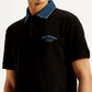 Men's Solid Slim Fit T-shirt - Detail View