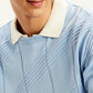Men's Redloop Textured Light-Blue Crew Neck Sweater - 833113bd-449a-4ab8-b168-b0ea1b0b03dc View