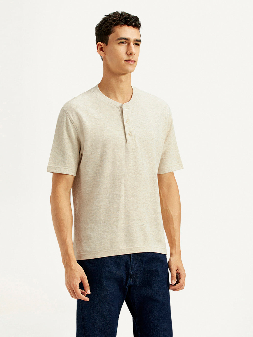 Men's Textured Slim Fit T-Shirt