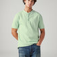 Men's Solid Regular Fit Ribbed T-Shirt - Styleshot View