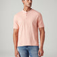 Men's Solid Regular Fit Ribbed T-Shirt - Front View