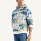 Men's Tie-Dye Light-Blue Hooded Sweatshirt - Styleshot View