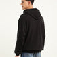 Men's Solid Black Hooded Sweatshirt - c2d0c254-44d7-4f0c-9cb6-f72836989484 View