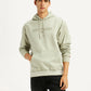 Men's Typography Beige Hooded Sweatshirt - Styleshot View