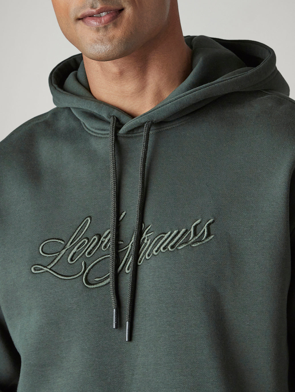 Men's Logo Printed Regular Fit Sweatshirt - Detail View
