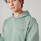 Men's Solid Regular Fit Hooded Sweatshirt - Detail View