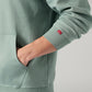 Men's Solid Regular Fit Hooded Sweatshirt - Detail View
