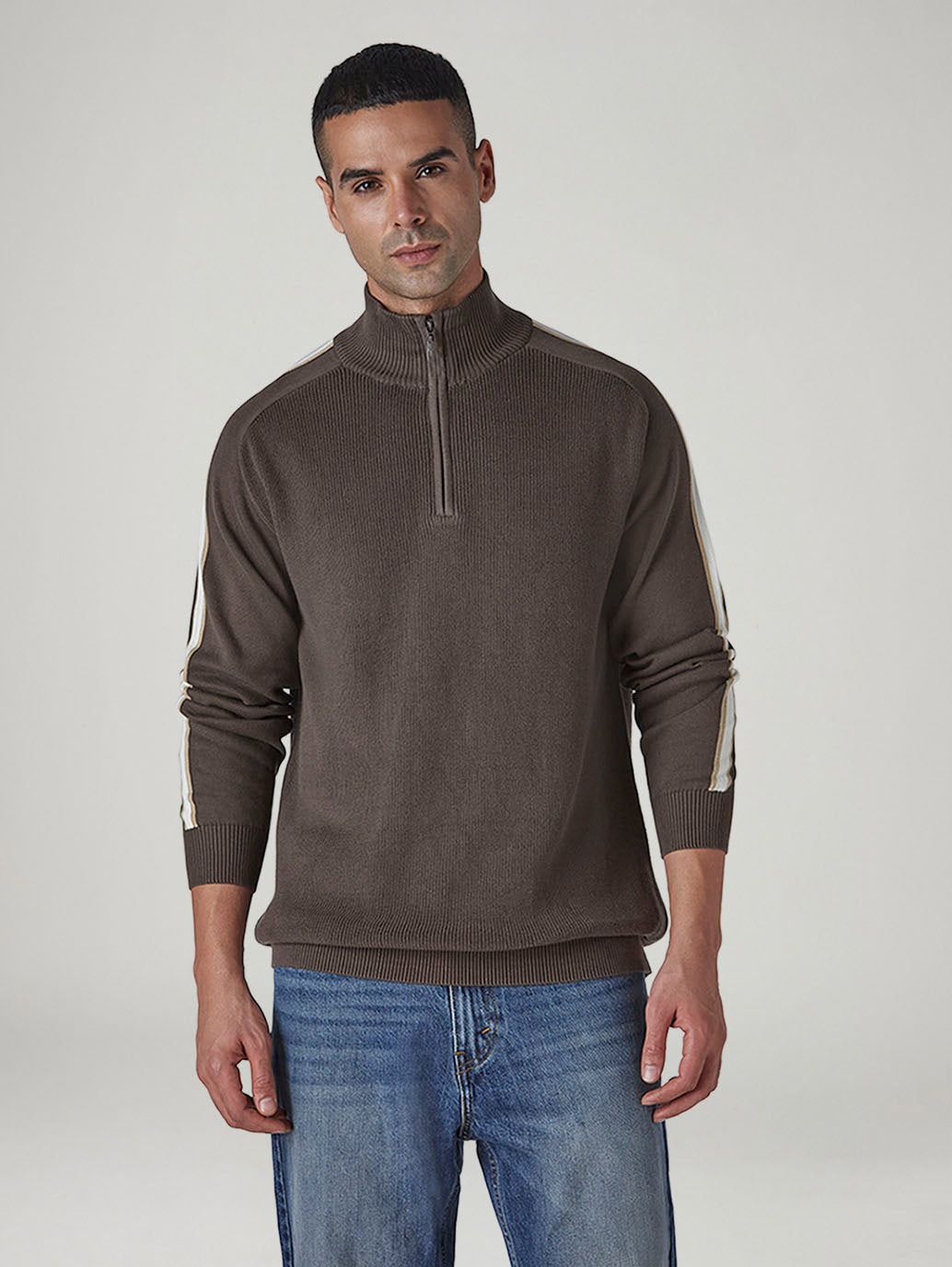 Men's Solid Regular Fit Sweater
