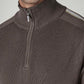 Men's Solid Regular Fit Sweater - Detail View
