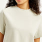 Women's Solid Regular Fit T-Shirt - Detail View