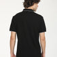 Men's Brand Logo Slim Fit  Polo T-shirt - Back View