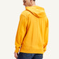 Men's Solid Mustard Hooded Sweatshirt - 20 View