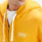 Men's Solid Mustard Hooded Sweatshirt - 20 View