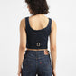 Women's Solid Blue Corset Top - 1fc9ec85-2f96-4cd2-918e-ee656903a345 View