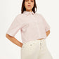 Women's Textured Spread Collar Shirt - Elevated View