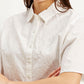 Women's Textured Spread Collar Shirt - Detail View
