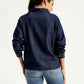 Women's Solid Regular Fit Denim Shirt - Back View