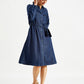 Women's Solid Indigo Spread Collar Shirt Denim Dress - adc2bb77-9821-4c4b-b01c-aad651d1b541 View