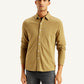 Men's Solid Slim Fit Shirt - Front View