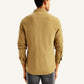 Men's Solid Slim Fit Shirt - Back View