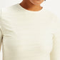 Women's Textured Crew Neck Top - Detail View