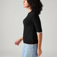 Women's Solid Slim Fit Top - Side View