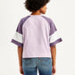 Women's Colorblock Loose Fit T-Shirt - Back View