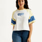Women's Colorblock Relaxed Fit T-shirt - Front View