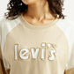 Women's Brand Logo Relaxed Fit T-shirt - Detail View