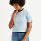 Women's Textured Regular Fit Top - Front View