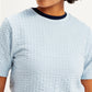 Women's Textured Regular Fit Top - Detail View