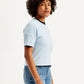 Women's Textured Regular Fit Top - Side View
