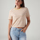 Women's Striped Regular Fit T-Shirt - Styleshot View