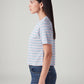 Women's Striped Regular Fit T-Shirt - Side View