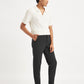 Men's Black Regular Fit Trousers - b41ccd32-e6db-4c31-9a17-3b5832e1f974 View
