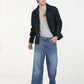 Men's Plaid Navy Spread Collar Shacket - lifestyle View