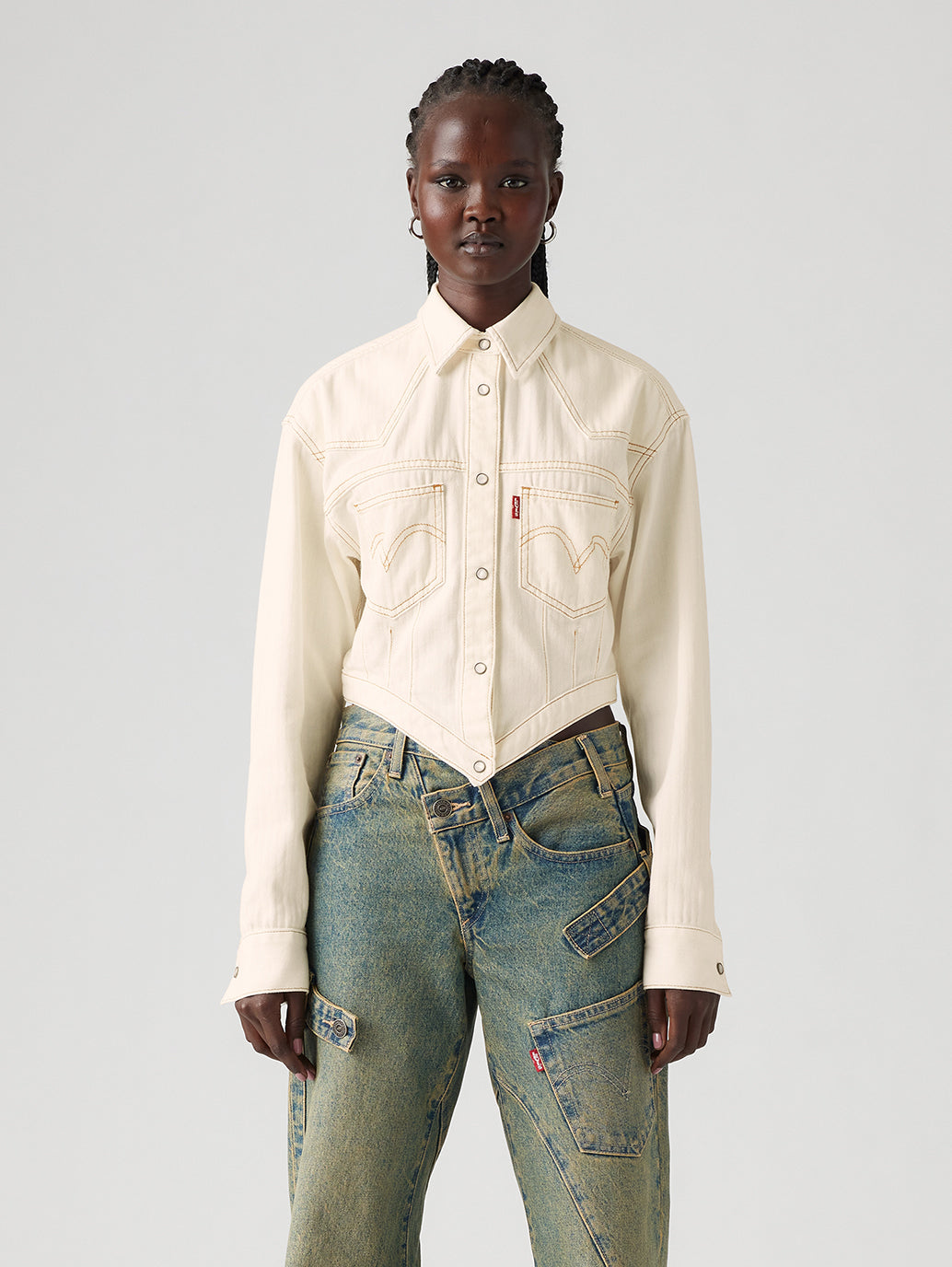 Levi’s® x ADSB Andersson Bell Blouse - 41ff4645-465f-42ed-84fe-5ad998282a4d View