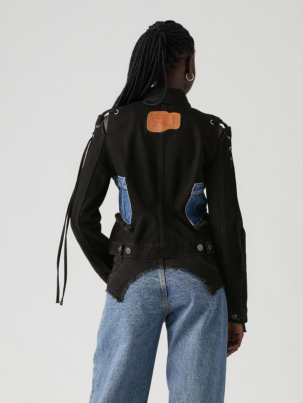 Levi’s® x ADSB Andersson Bell Half Denim Trucker Jacket - Back View