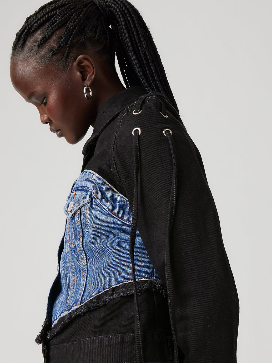 Levi’s® x ADSB Andersson Bell Half Denim Trucker Jacket - Side View