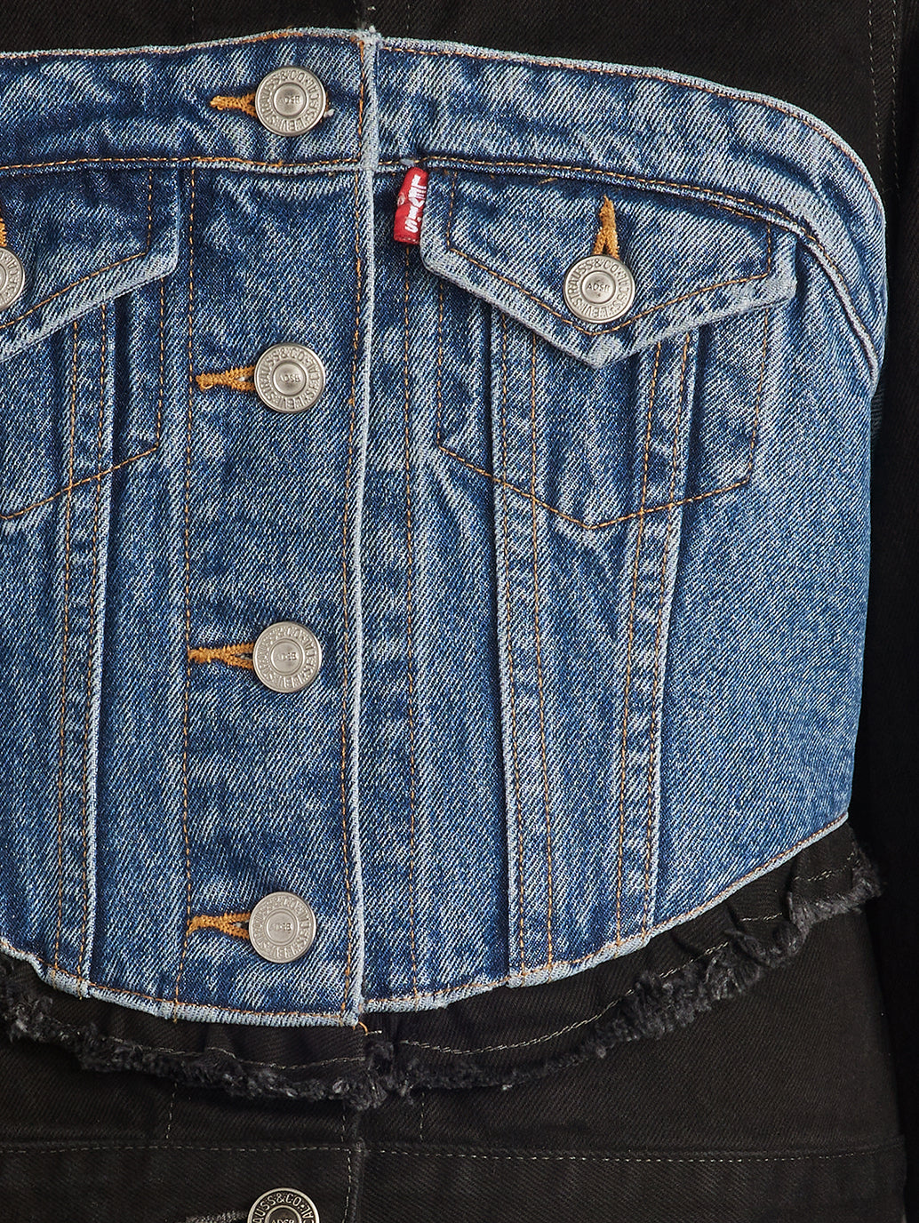 Levi’s® x ADSB Andersson Bell Half Denim Trucker Jacket - Details2 View