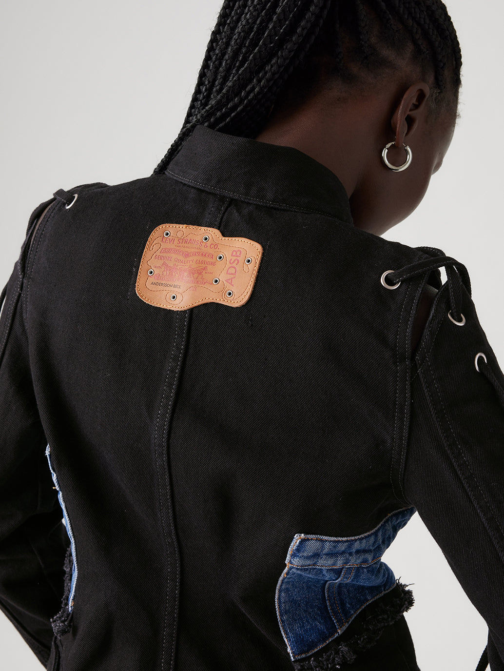 Levi’s® x ADSB Andersson Bell Half Denim Trucker Jacket - Details4 View