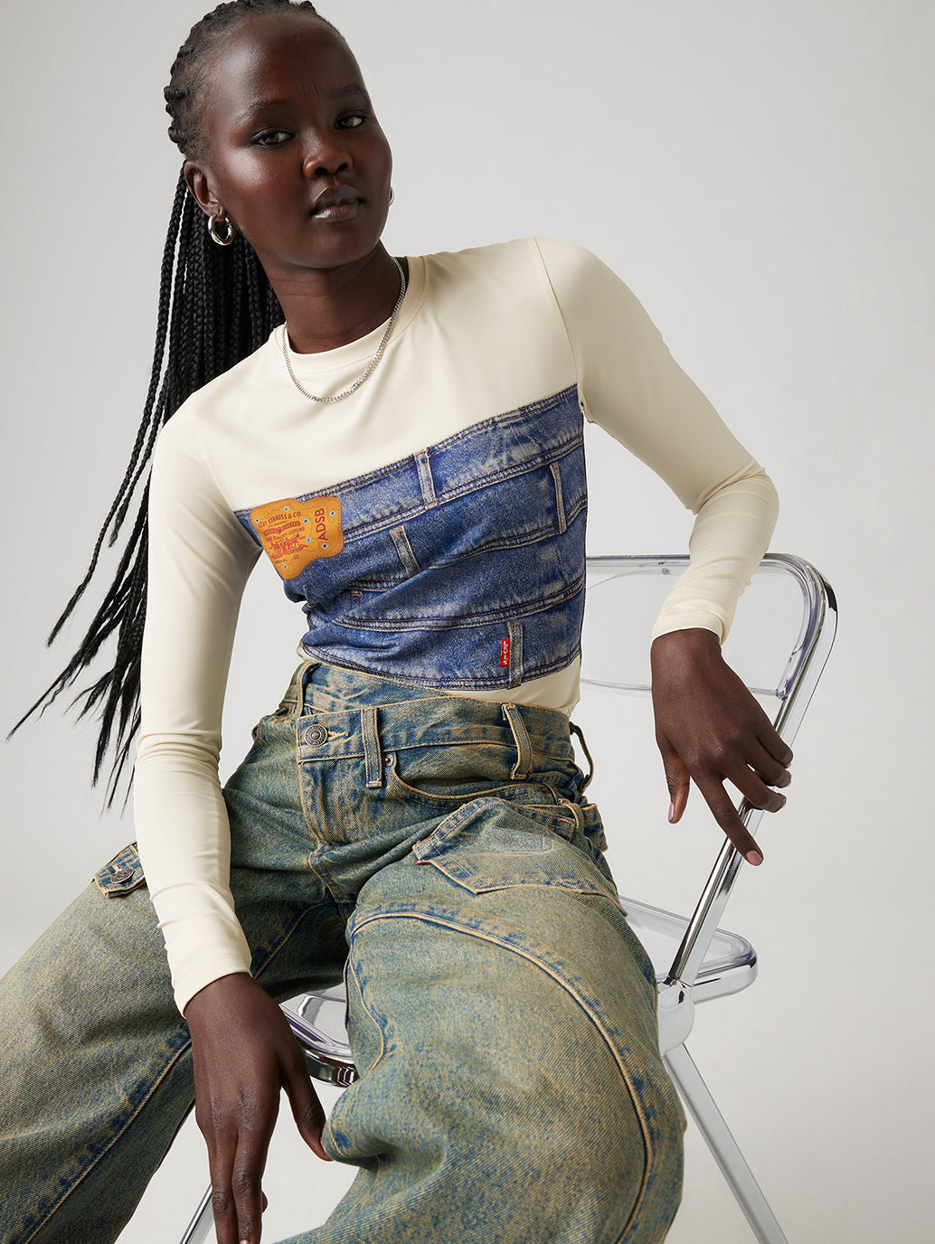 Levi’s® x ADSB Andersson Bell SecondSkin Top - Front1 View