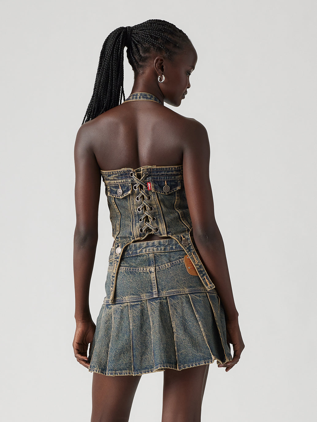 Levi’s® x ADSB Andersson Bell Denim Corset - Back View