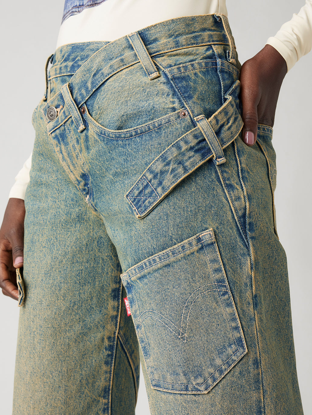 Levi’s® x ADSB Andersson Bell Overlay Jeans - Details View