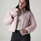 Women's Quilted Relaxed Fit Reversible Jacket - Styleshot View