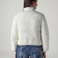 Women's Quilted Relaxed Fit Reversible Puffer Jacket - Back View