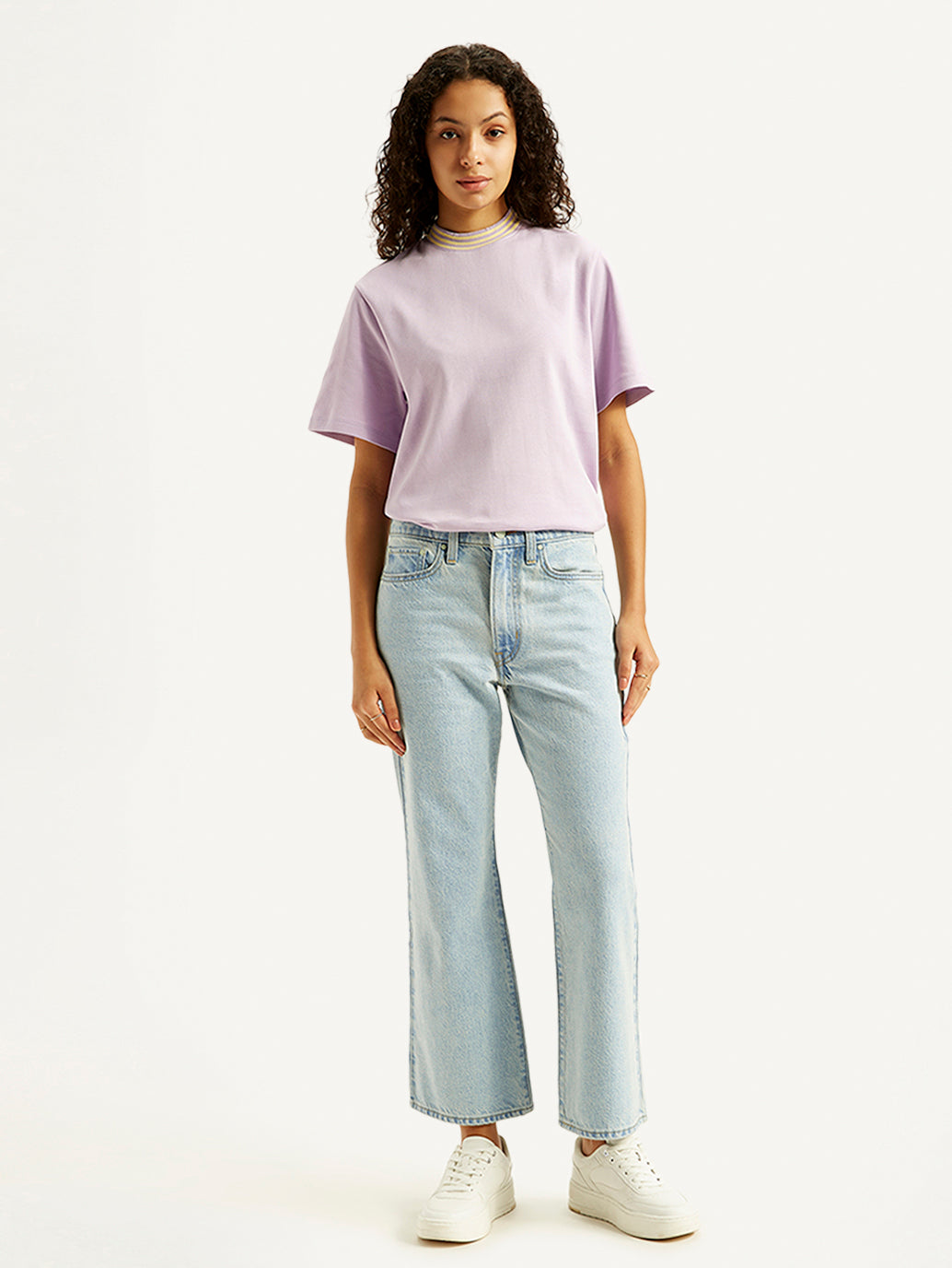 Women's Blue Wedgie Bootcut Fit Mid Rise Jeans - Front View